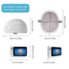 ZJZK 1070nm 810nm Near Infrared Light Therapy PBM Helmet for Brain Health Stroke Alzheimer Treatment Improve Memory