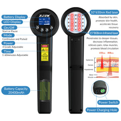 ZJZK 3-12W High Powered Handheld Cold Laser Therapy Device