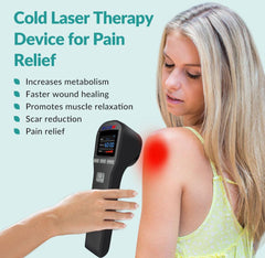 ZJZK Red Infrared Light Cold Laser Therapy Device, 650nm & 808nm LLLT