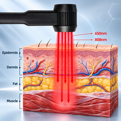 8W 10*650nm+15*808nm High-Power Dual-Wavelength Laser Therapy Device