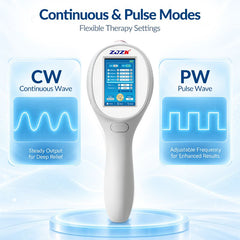 12W Handheld Class 4 Laser Therapy Device 810nm 980nm 1064nm for Humans & Animals