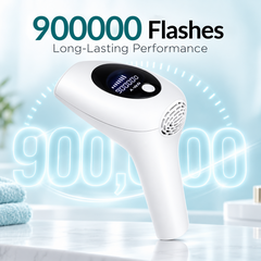 At-Home IPL Laser Hair Removal Device | 900,000 Flashes, 8 Power Levels, Whole-Body Hair Remover for Men & Women
