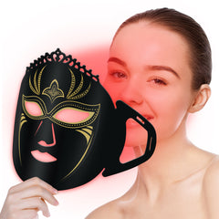 ZJZK Red Light Therapy Face Mask, Colorful Silicone Phototherapy for Facial Care