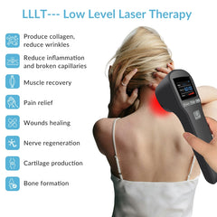 ZJZK LLLT Cold Laser Therapy 880mW 650nm+880nm Red Light for Humans Pets Pain Relief