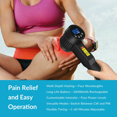 3W-12W Professional Class IV Laser Therapy Device for Pain Relief & Recovery