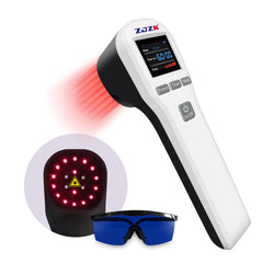 ZJZK Red Infrared Light Cold Laser Therapy Device, 650nm & 808nm LLLT