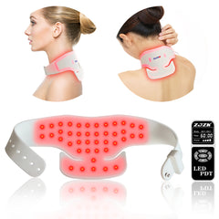 ZJZK Silicone Red Light Therapy Device for Neck and Shoulder Relaxation