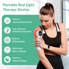 ZJZK Cold Laser Therapy Device Professional LLLT Light Therapy for Deep Tissue Pain Relief for Humans,Dogs,and Horses with 660nm , 810nm,  and 980nm Wavelengths