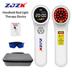 ZJZK Cold Laser Therapy Device Professional LLLT Light Therapy for Deep Tissue Pain Relief for Humans,Dogs,and Horses with 660nm , 810nm,  and 980nm Wavelengths