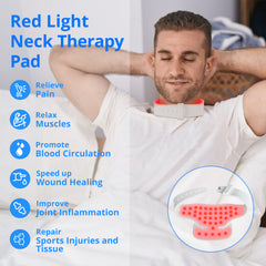 ZJZK Silicone Red Light Therapy Device for Neck and Shoulder Relaxation