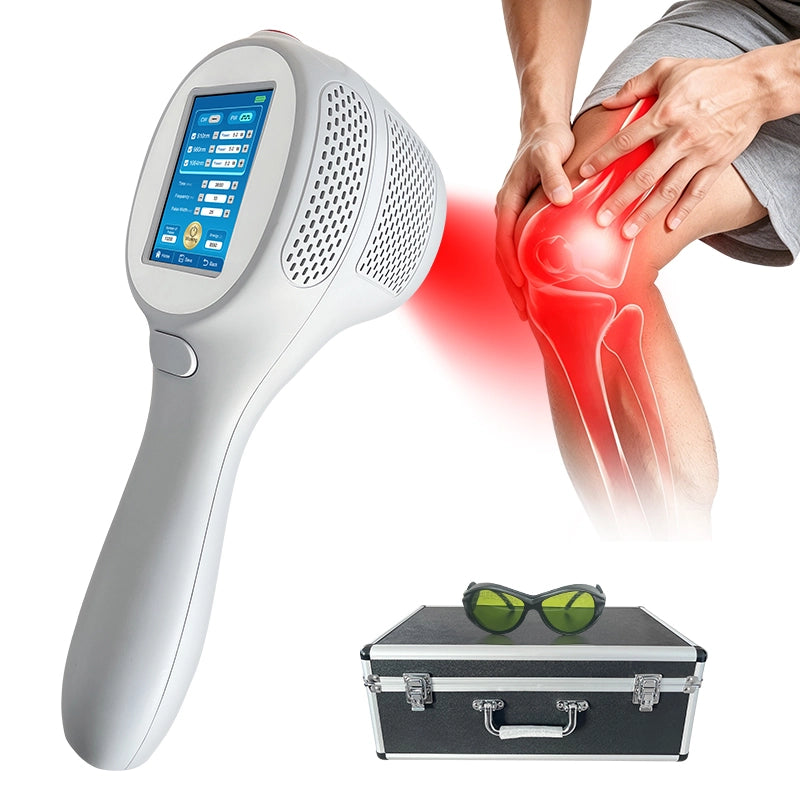 12W 15W Handheld Near Infrared Class IV Cold Laser Therapy Device 810nm 980nm 1064nm for Human and Animals Pain Relief Inflammation Reduction