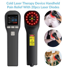ZJZK LLLT Cold Laser Therapy 880mW 650nm+880nm Red Light for Humans Pets Pain Relief