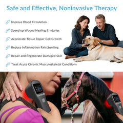ZJZK LLLT Cold Laser Therapy 880mW 650nm+880nm Red Light for Humans Pets Pain Relief