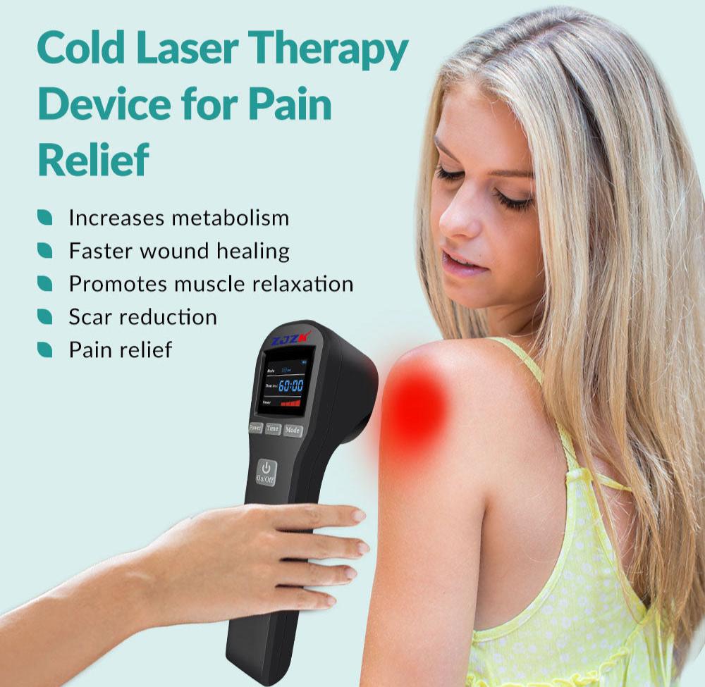 red light laser therapy for wound healing&muscle relaxation&scar reduction