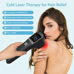 ZJZK LLLT Cold Laser Therapy 880mW 650nm+880nm Red Light for Humans Pets Pain Relief