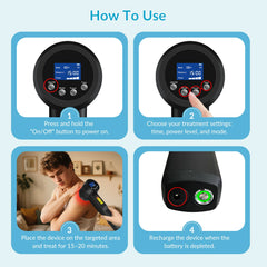 3W-12W Professional Class IV Laser Therapy Device for Pain Relief & Recovery